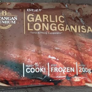 BEEF GARLIC LONGGANISA